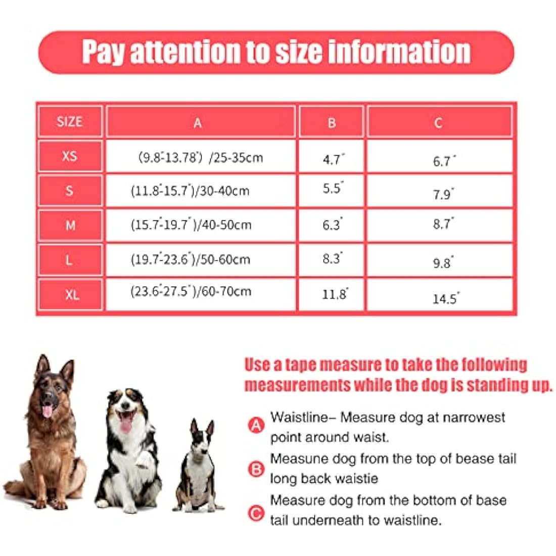 Medo 3-Pack Reusable Female Dog Diapers - Washable Absorbent Nappies (S)