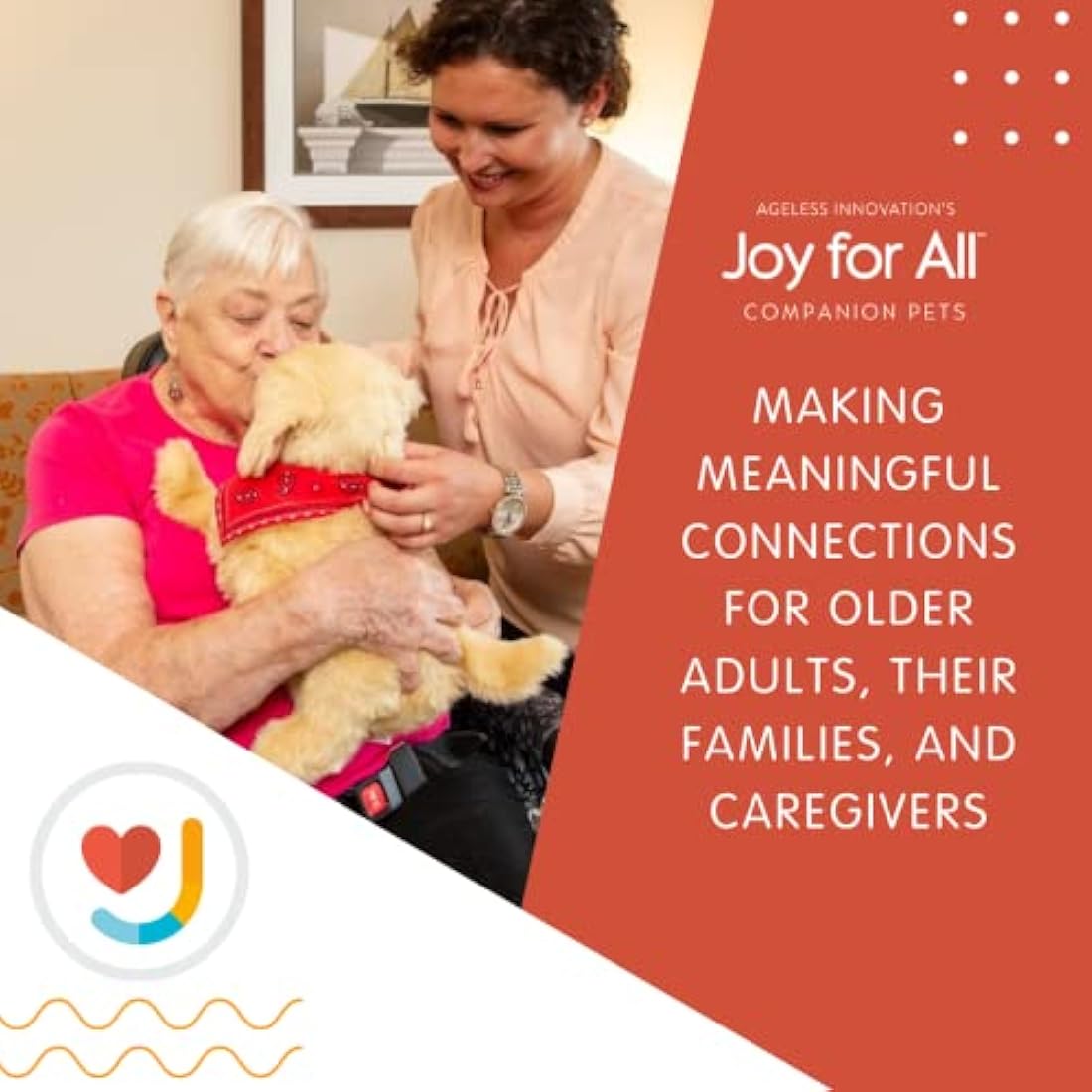 Joy For All Interactive Golden Pup – Lifelike Robotic Companion Dog