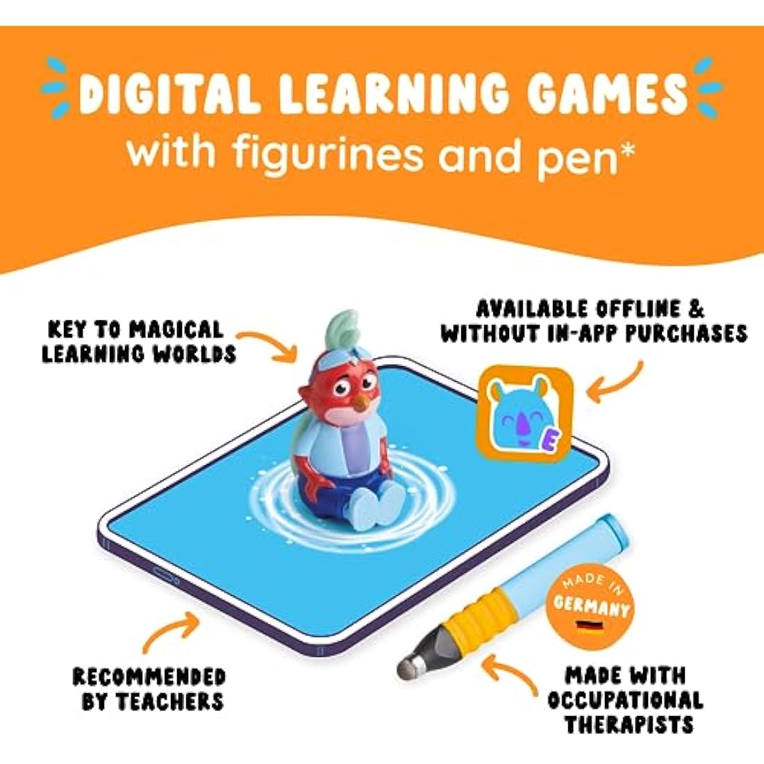 Edurino Niki Starter Set | Literacy & Writing Educational Toy for Kids