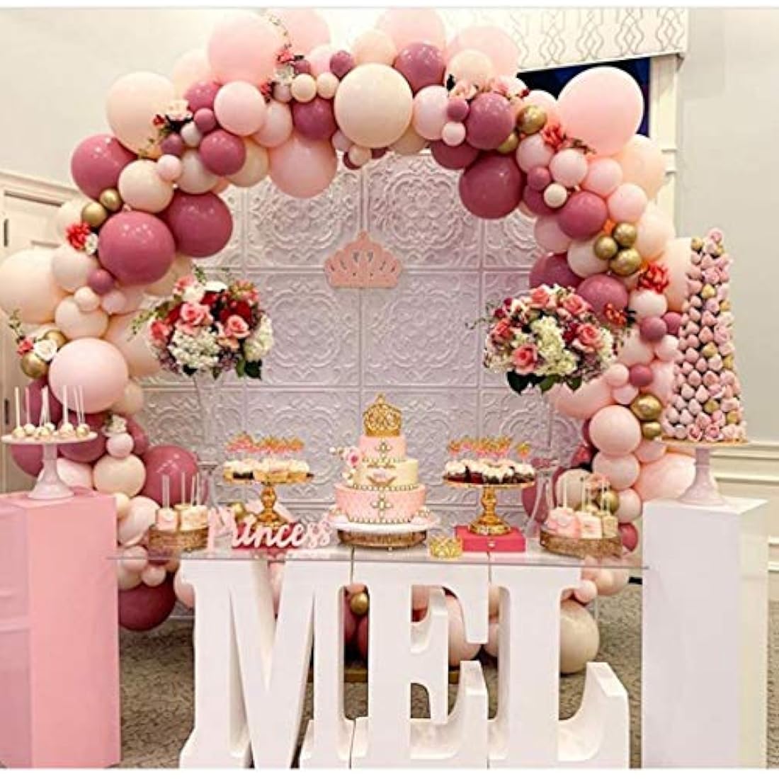 Jolof Store 2M Round Metal Balloon Arch Stand – Reusable Wedding Backdrop
