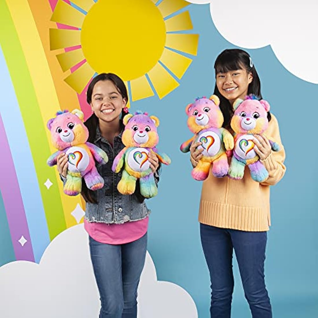 Care Bears Togetherness Bear - 14 Inch Rainbow Collectible Plush Toy