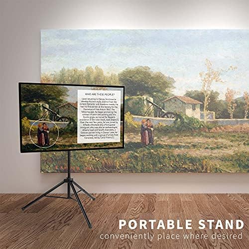 VIVO Portable TV Floor Stand – Adjustable Tripod Mount for LCD LED Screens