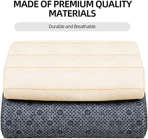 ROCKY&CHAO Tufting Cloth Kit | 79x59 Monk Cloth & Non-Slip Backing