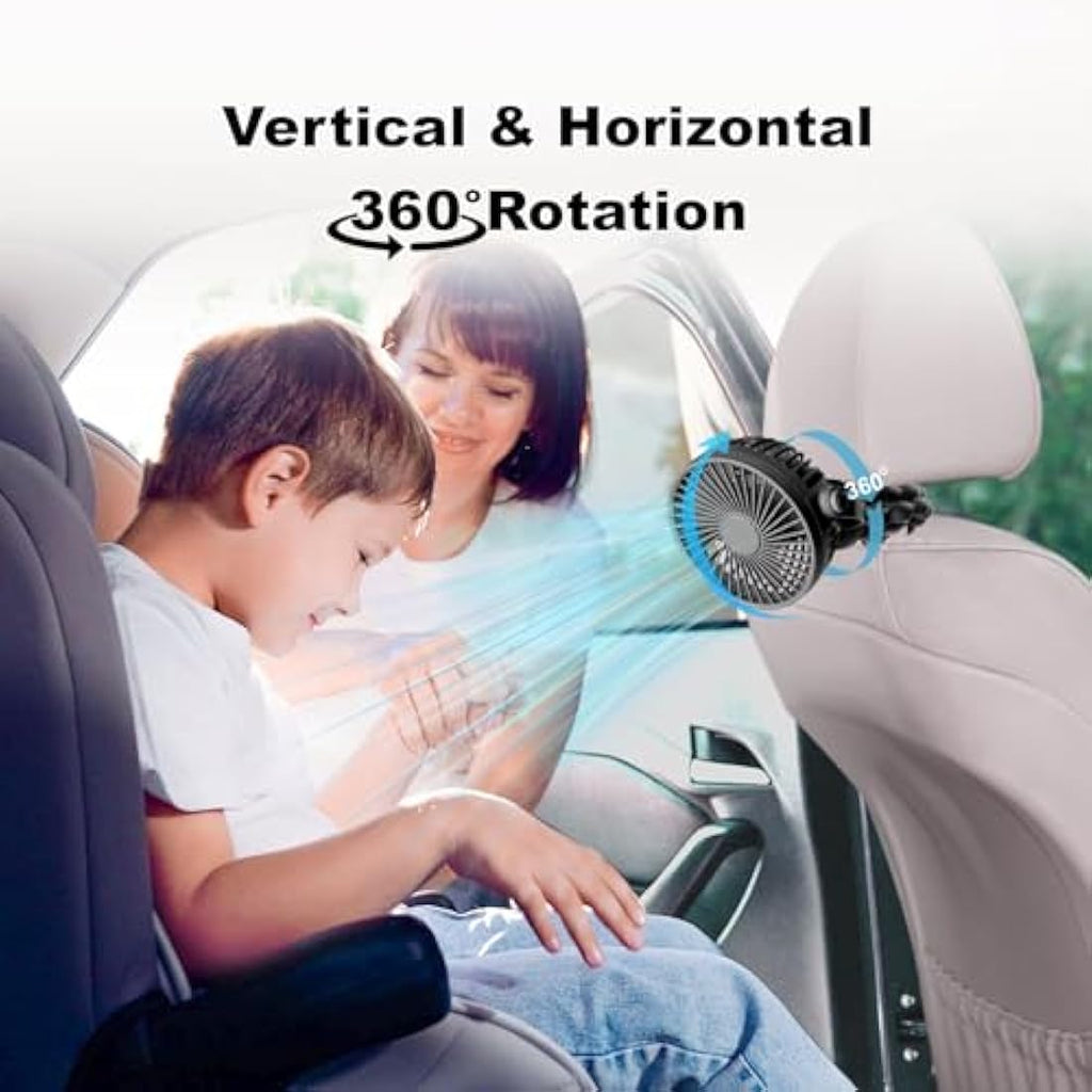 Stroller Fan – Portable 5200mAh Rechargeable Flexible Tripod Fan