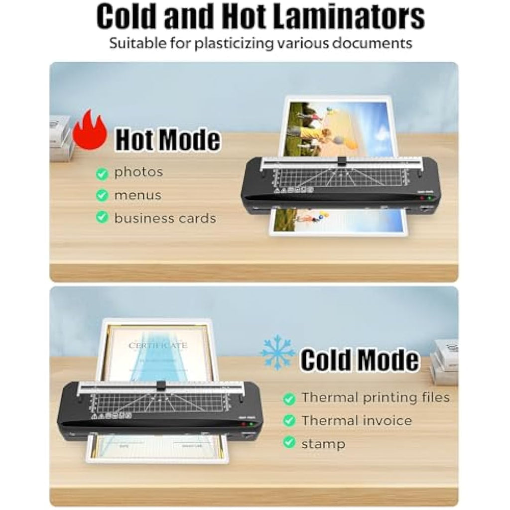 Jolof Store A3 Laminating Machine | 70s Quick Warm-up with Built-in Trimmer