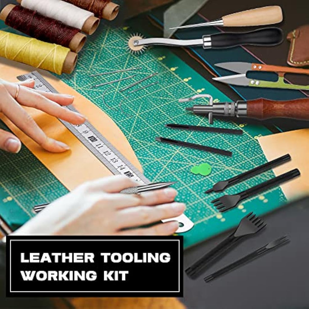 Jolof Store Leather Craft Kit – Professional Stitching and Sewing Tools