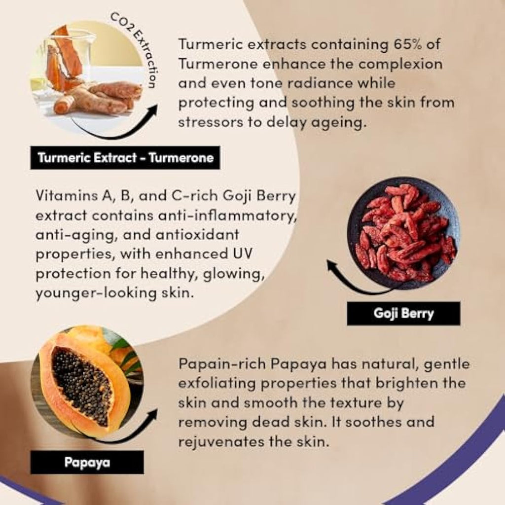 Urban Veda Radiance Facial Oil | Brightening Turmeric & Peptide | 30ml