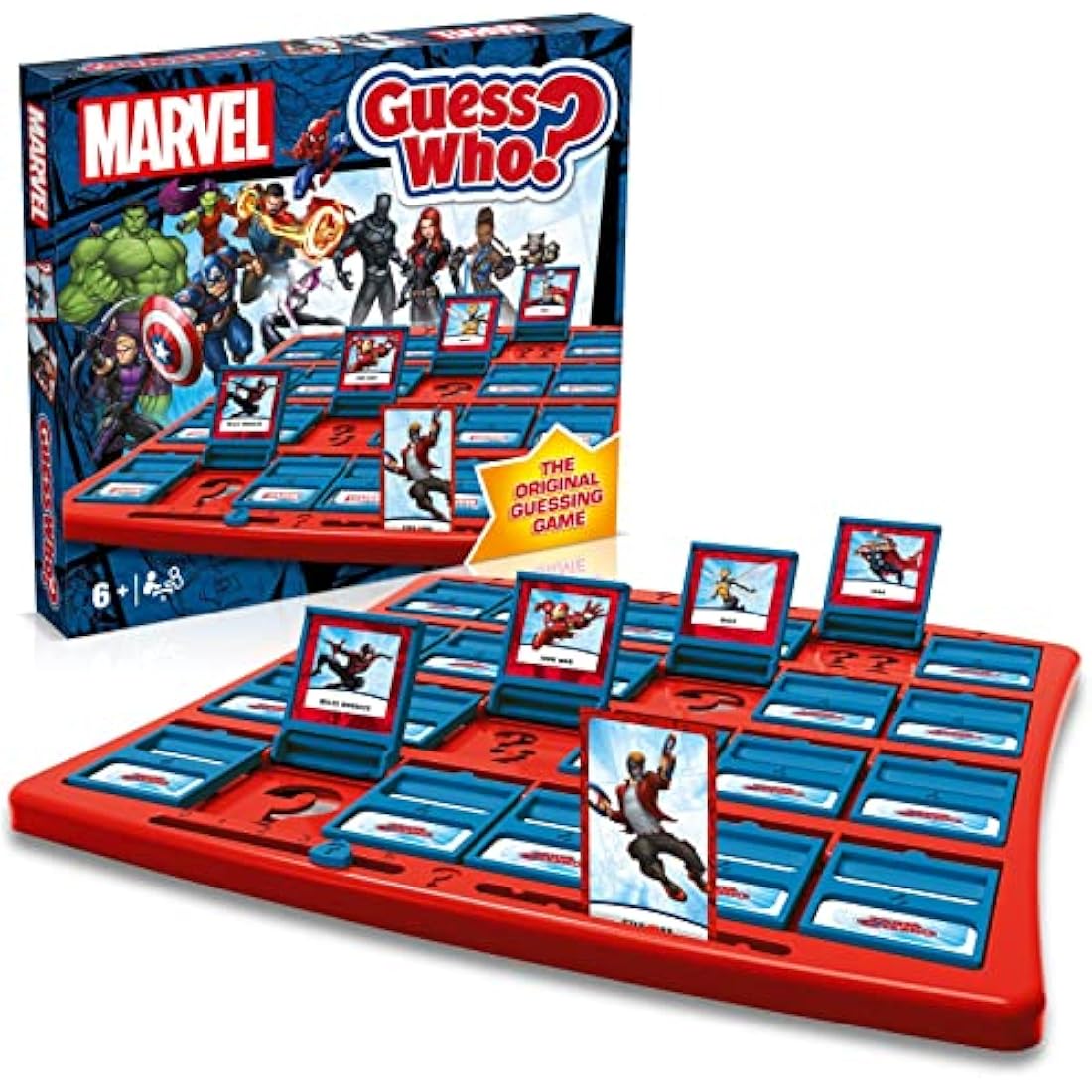 Marvel Guess Who? Board Game – Avengers & Guardians Edition by Hasbro