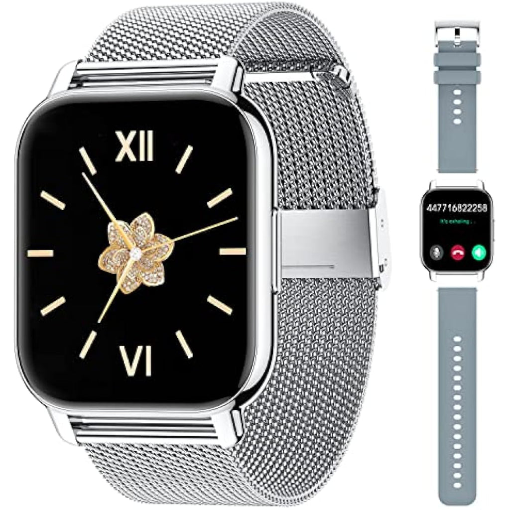 Popglory Smart Watch - 1.85" Fitness Tracker with Bluetooth Calling