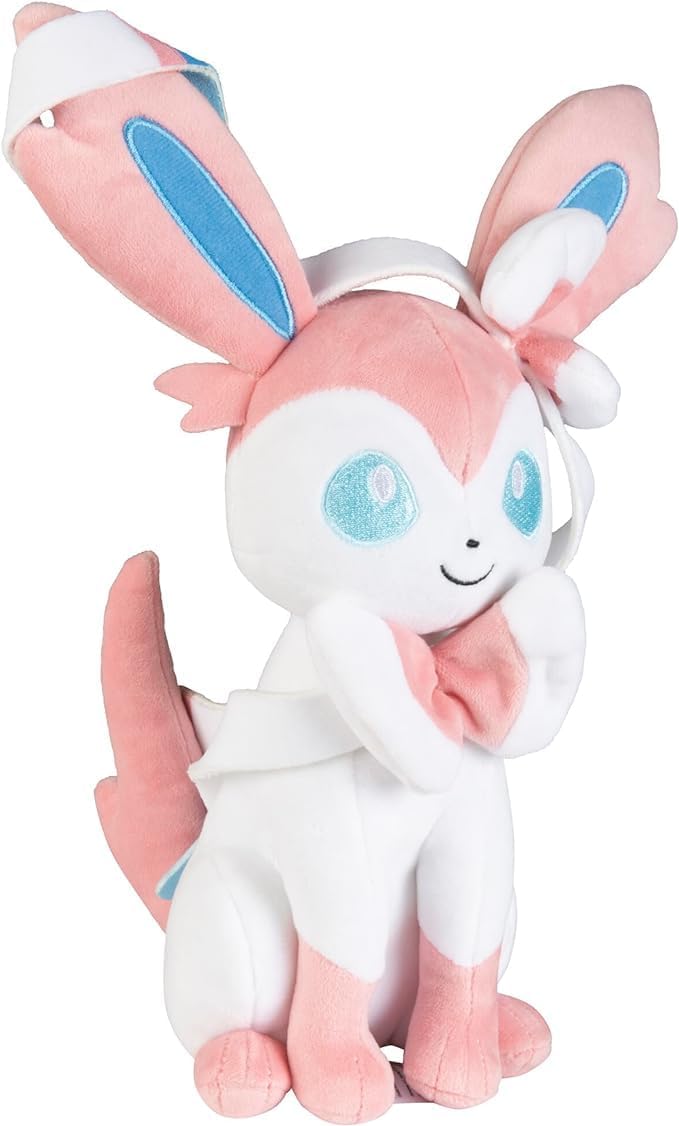 Pokémon Sylveon Plush – 8-Inch Soft Fairy-Type Stuffed Toy by Jazwares