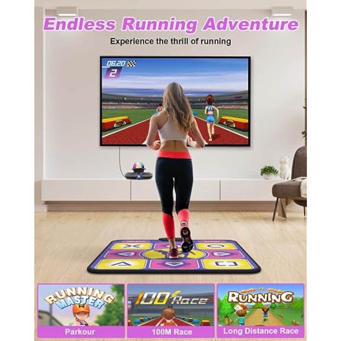 Acelufly Electronic Dance Mat with Camera for TV – Interactive Game