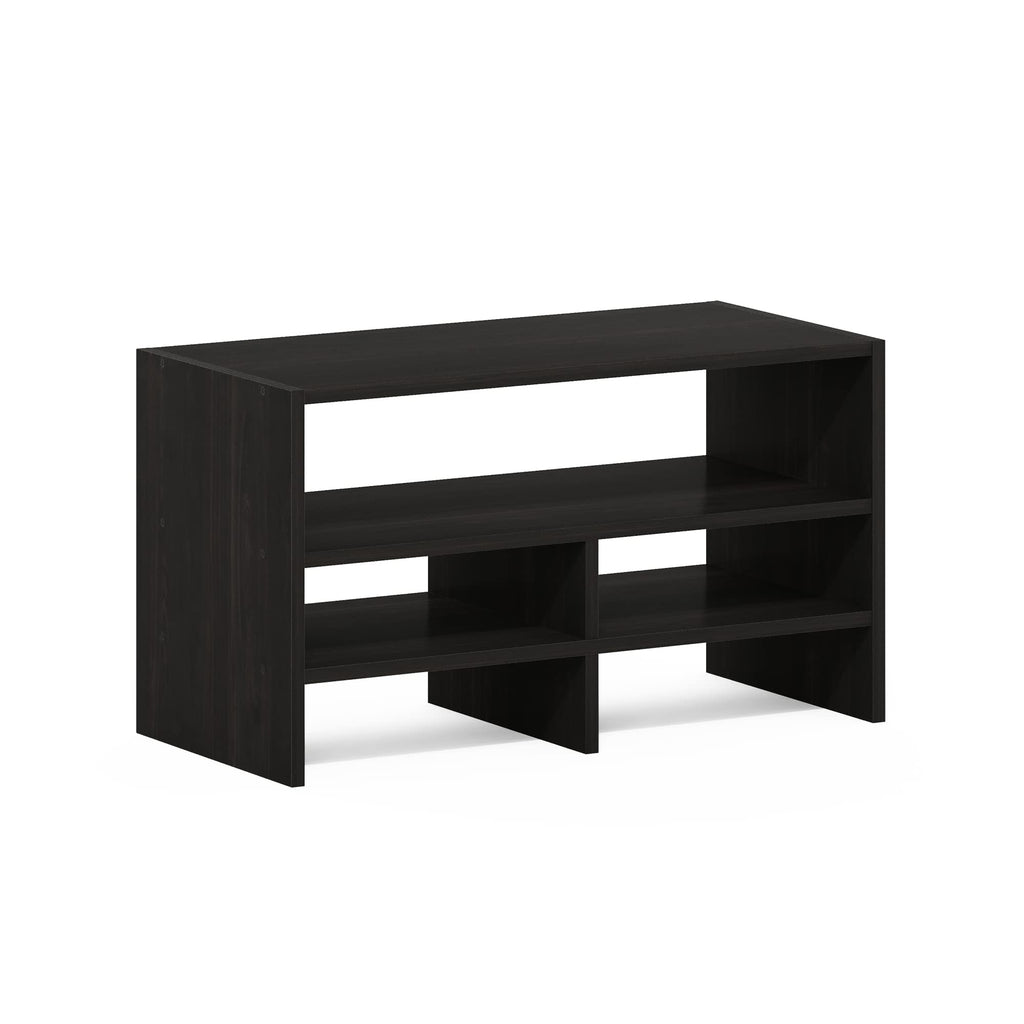 Furinno Desk Top Organizing Shelf Bookcase, Espresso, 19.8 D x 41.7 W x 23.6 H cm