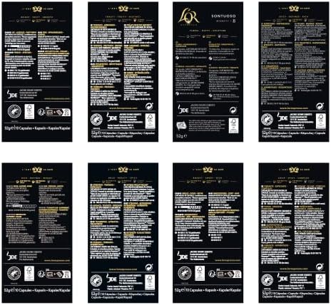 L'OR Favourites Assortment Nespresso Compatible Coffee Pods - 80 Pack