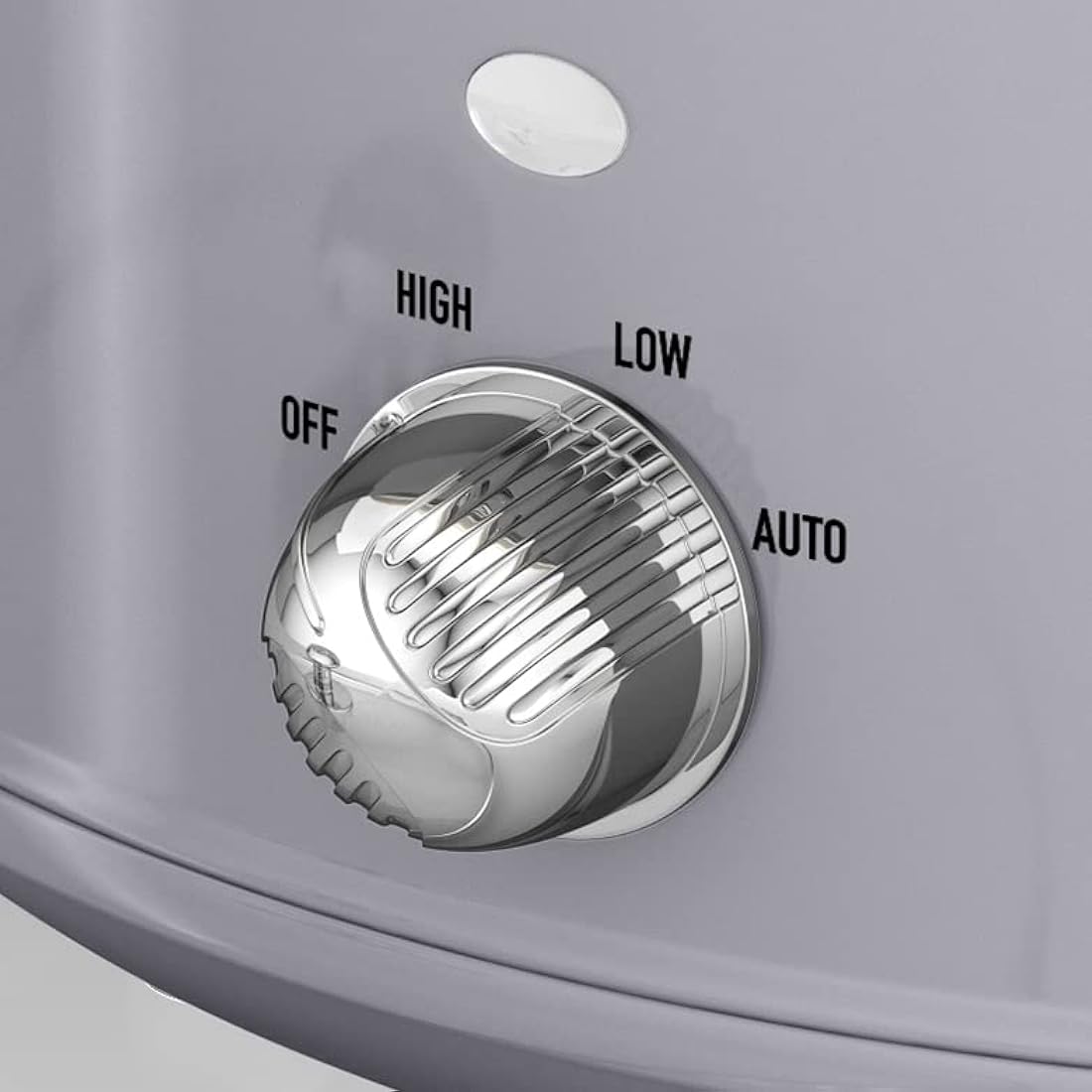 Swan Retro Slow Cooker – 3.5L Ceramic Pot with 3 Heat Settings, Grey