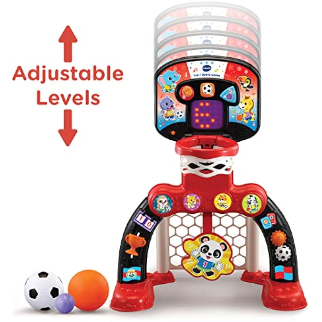 VTech 3-in-1 Sports Centre – Interactive Toddler Basketball & Football