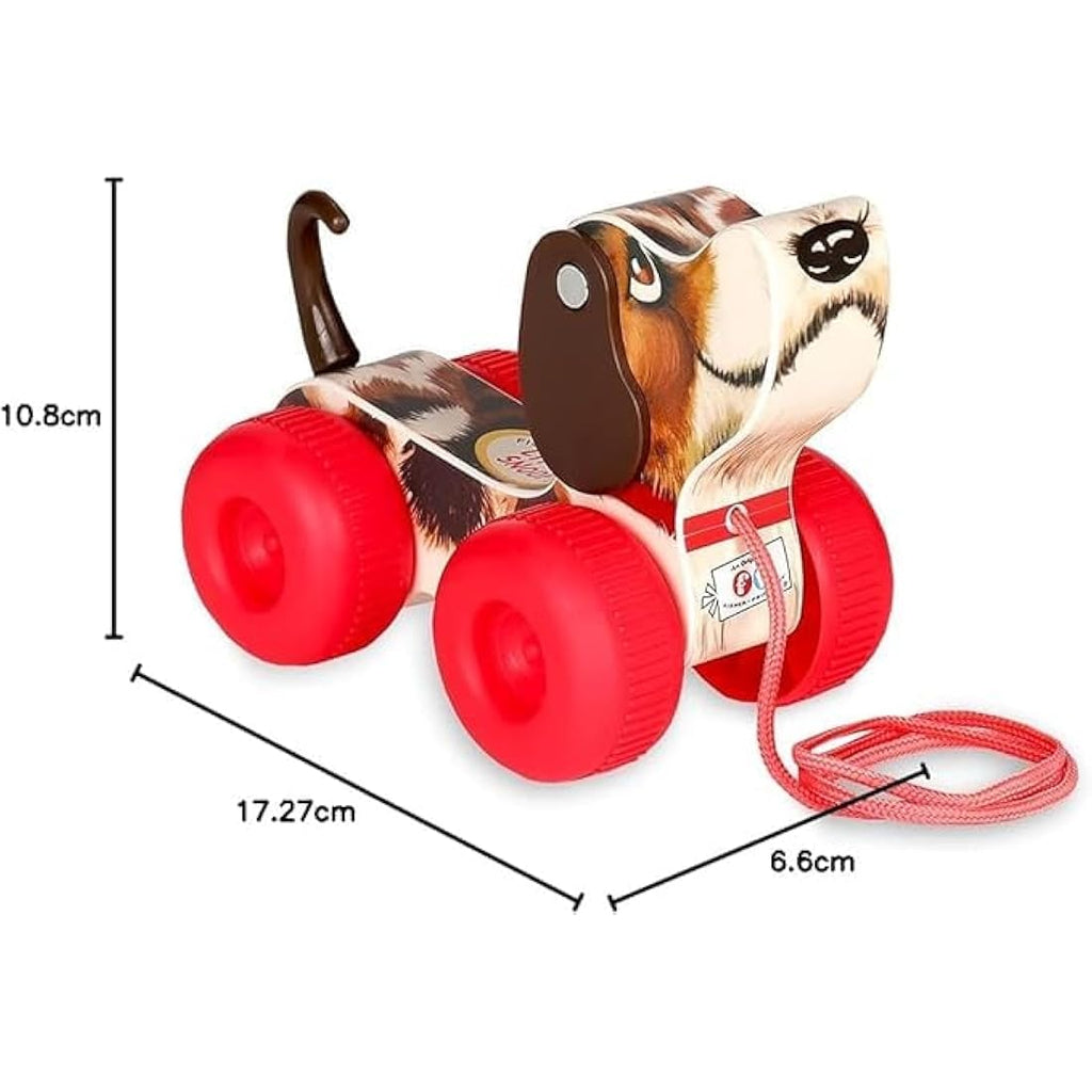 Fisher Price Classics Little Snoopy Pull Along Toy - Retro Dog for Kids
