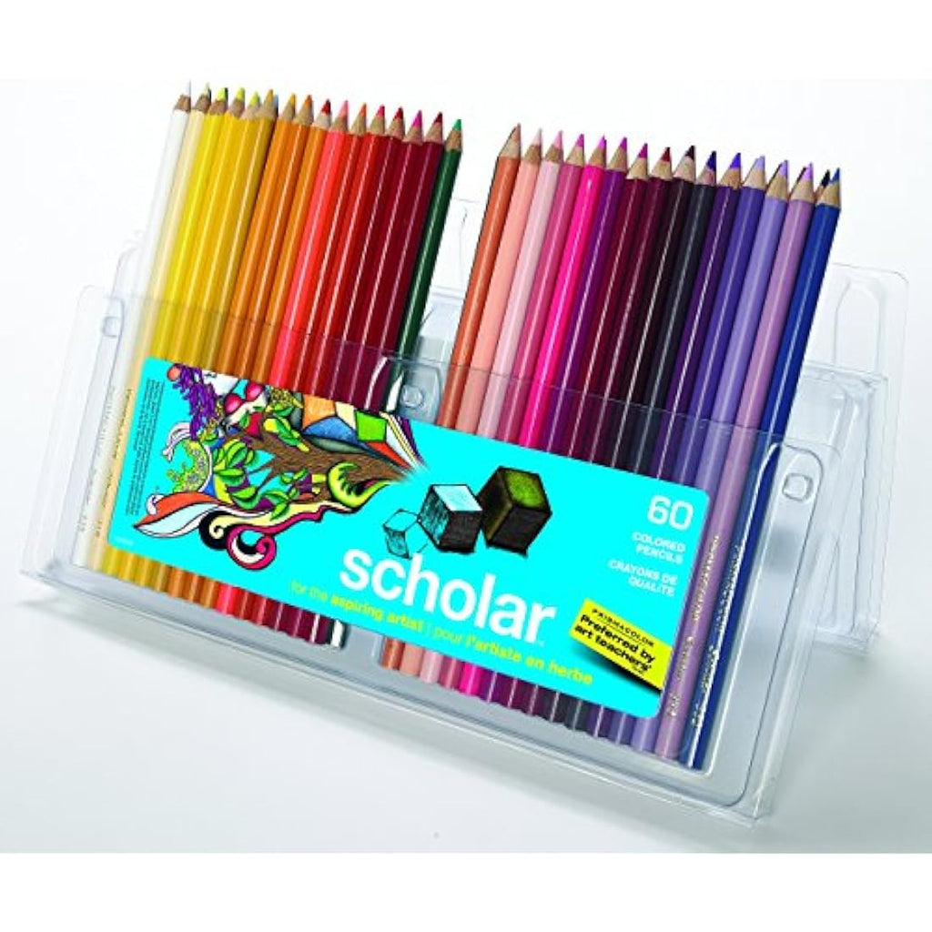Prismacolor Scholar Colored Pencils – 60-Count Set for Art and Drawing