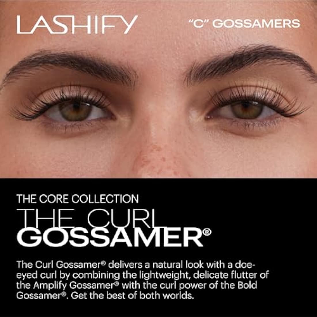 Lashify Curl Gossamer DIY Eyelash Extensions - 10mm Black Silk