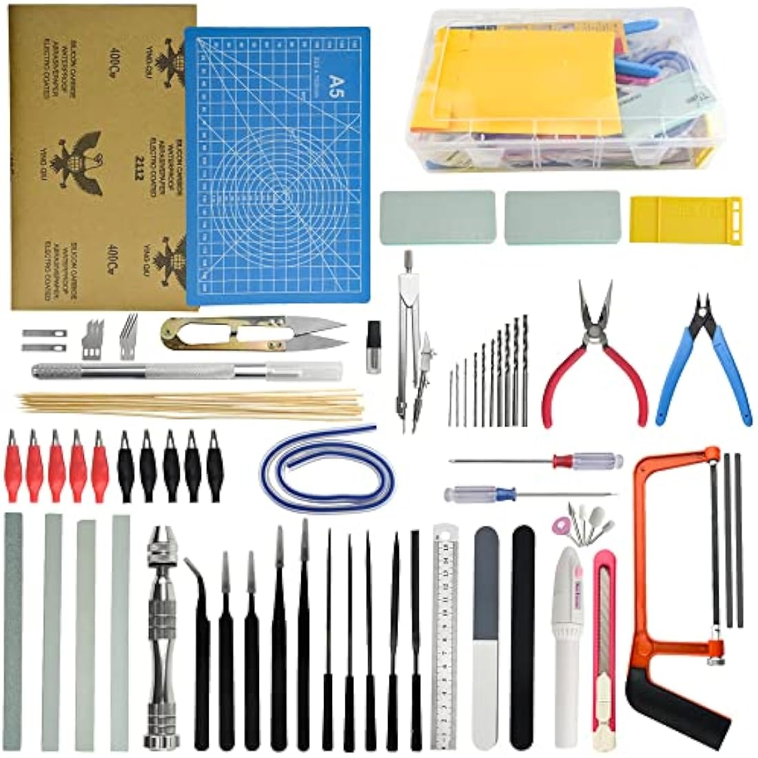 WMYCONGCONG 62-Piece Gundam Model Tools Kit for Hobby Building & Repair
