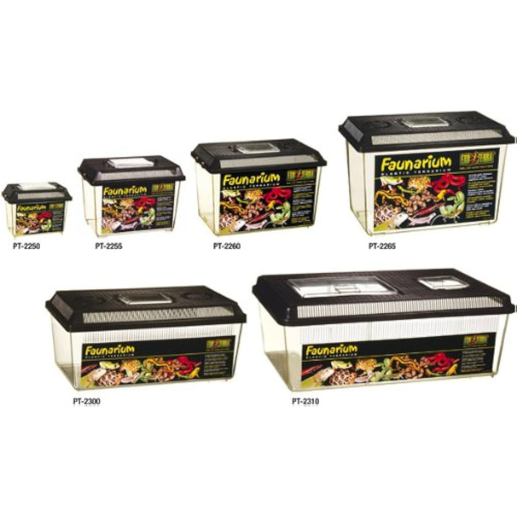 Exo Terra Large Flat Faunarium – Plastic Reptile Transport Enclosure