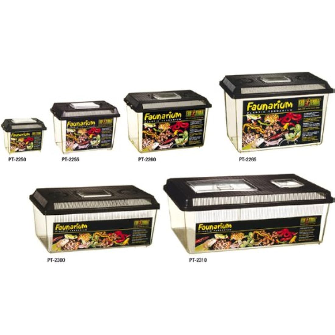 Exo Terra Large Flat Faunarium – Plastic Reptile Transport Enclosure