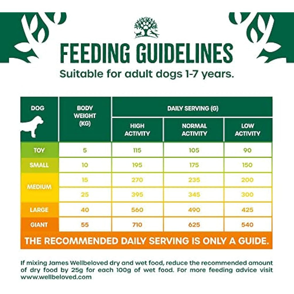 James Wellbeloved Hypoallergenic Dry Dog Food – Adult Duck & Rice 15kg