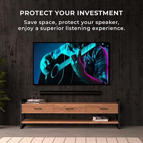 HumanCentric Wall Mount for Sonos Arc and Arc Ultra - Black Steel