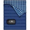 Agemore Double Flannel Sleeping Bag | Waterproof 2 Person Camping Gear