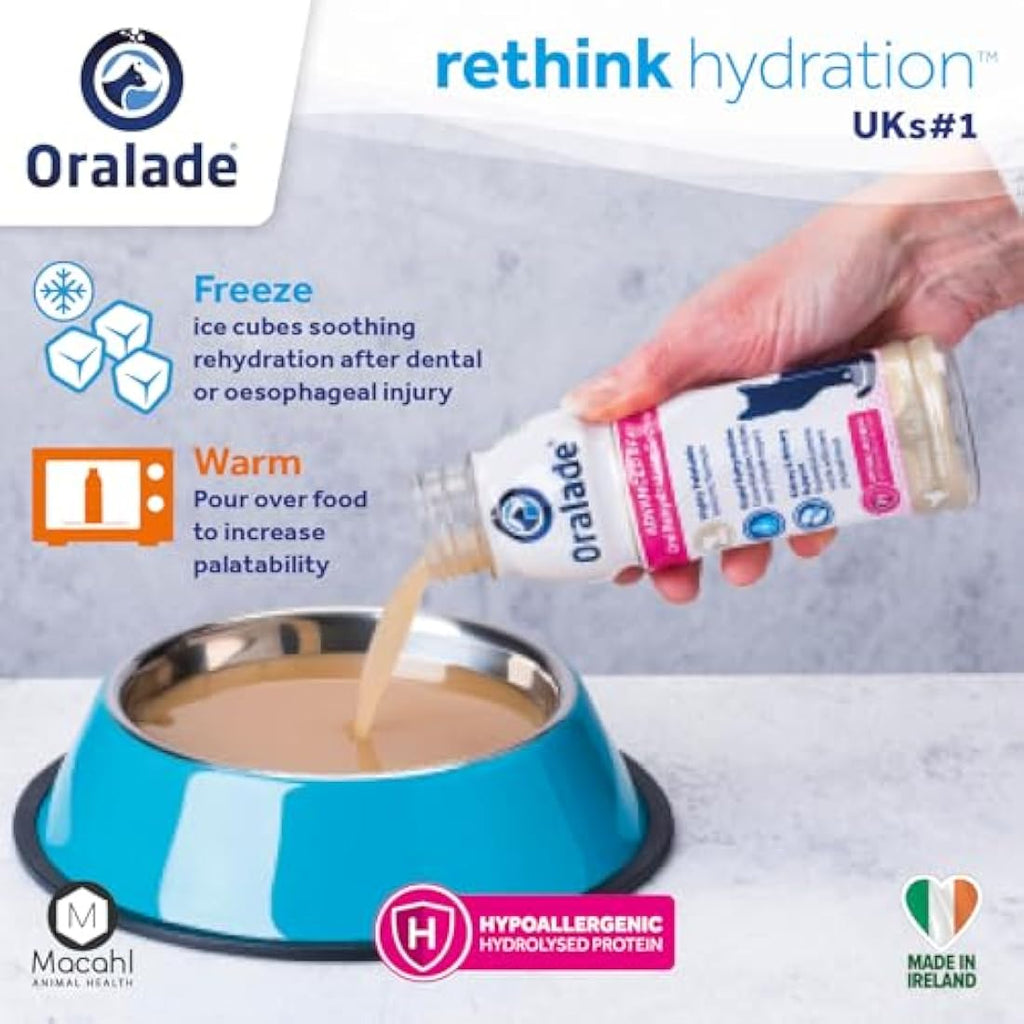 Oralade RF+ Cat Rehydration Support – Chicken Isotonic Formula 330ml