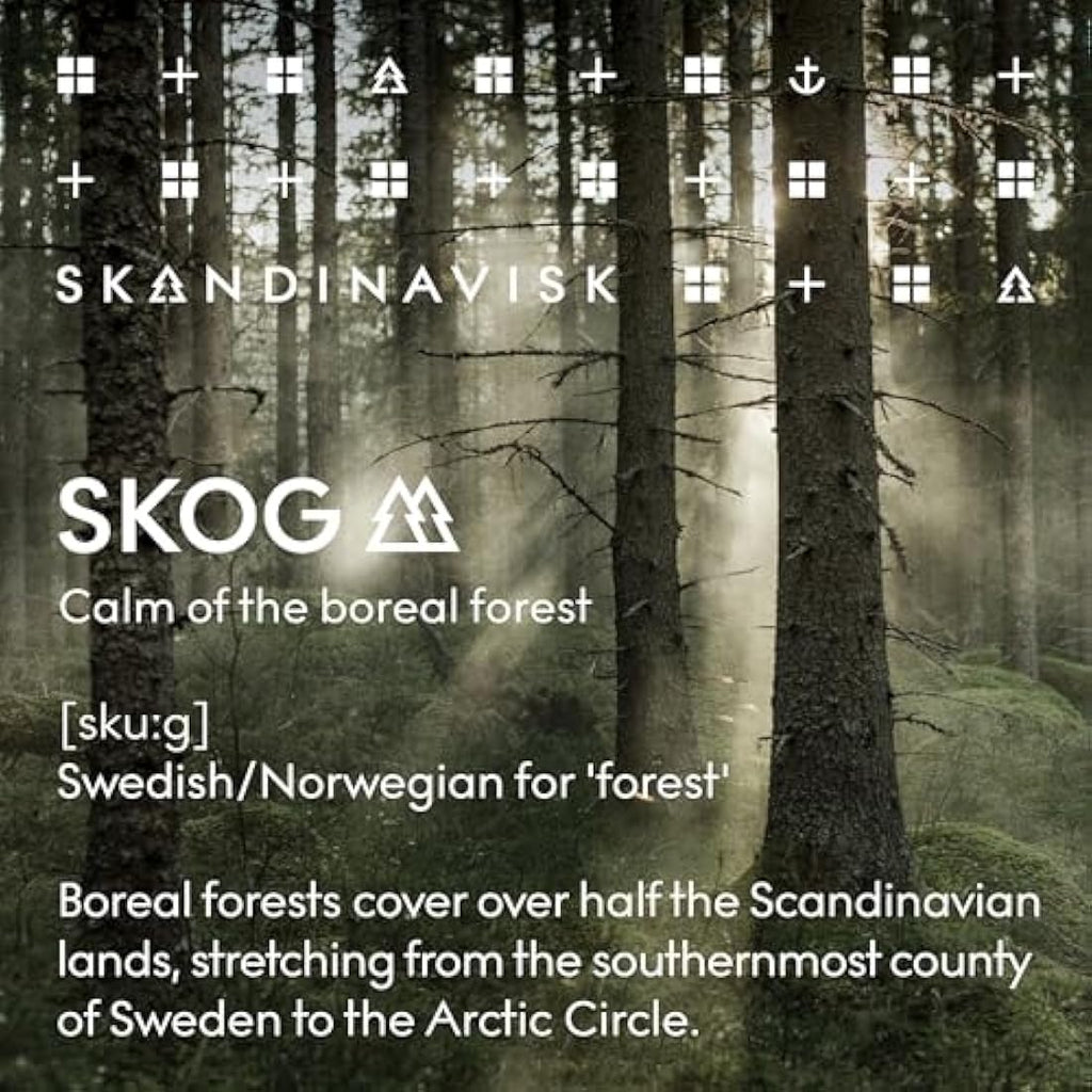 Skandinavisk SKOG Forest Hand & Body Lotion – Organic Glass Bottle 200ml