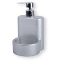 KOOK TIME Ceramic Kitchen Soap Dispenser and Sponge Holder – Black