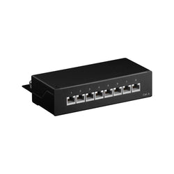 Goobay CAT 6 Mini Desktop Patch Panel – 8 Port Network Ethernet Hub