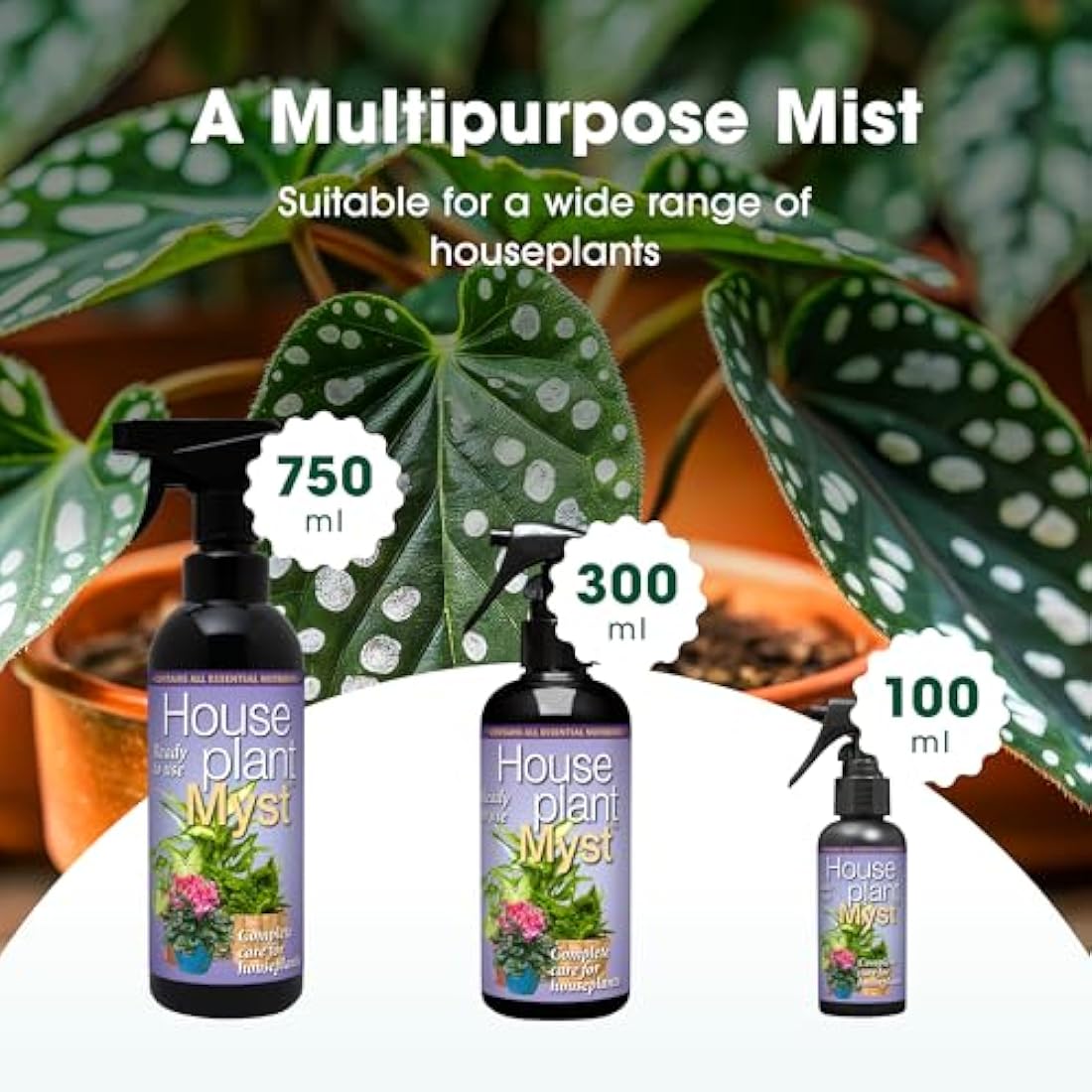 Growth Technology Houseplant Myst 750ml – Nutrient Mist & Fertilizer