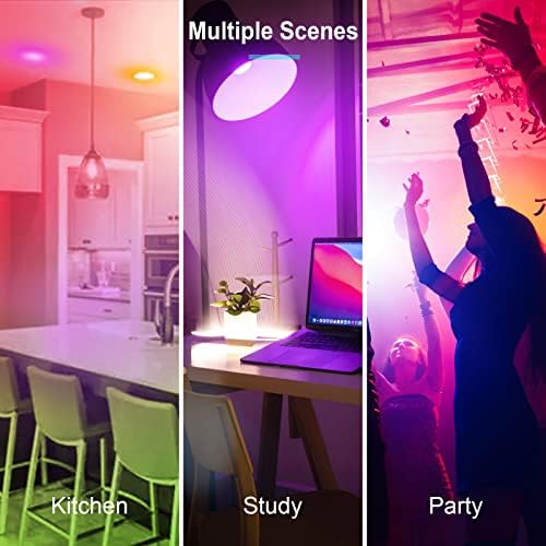 GY GU10 Smart Bulb - RGBCW WiFi Alexa & Google Home LED, 7W 6 Pack