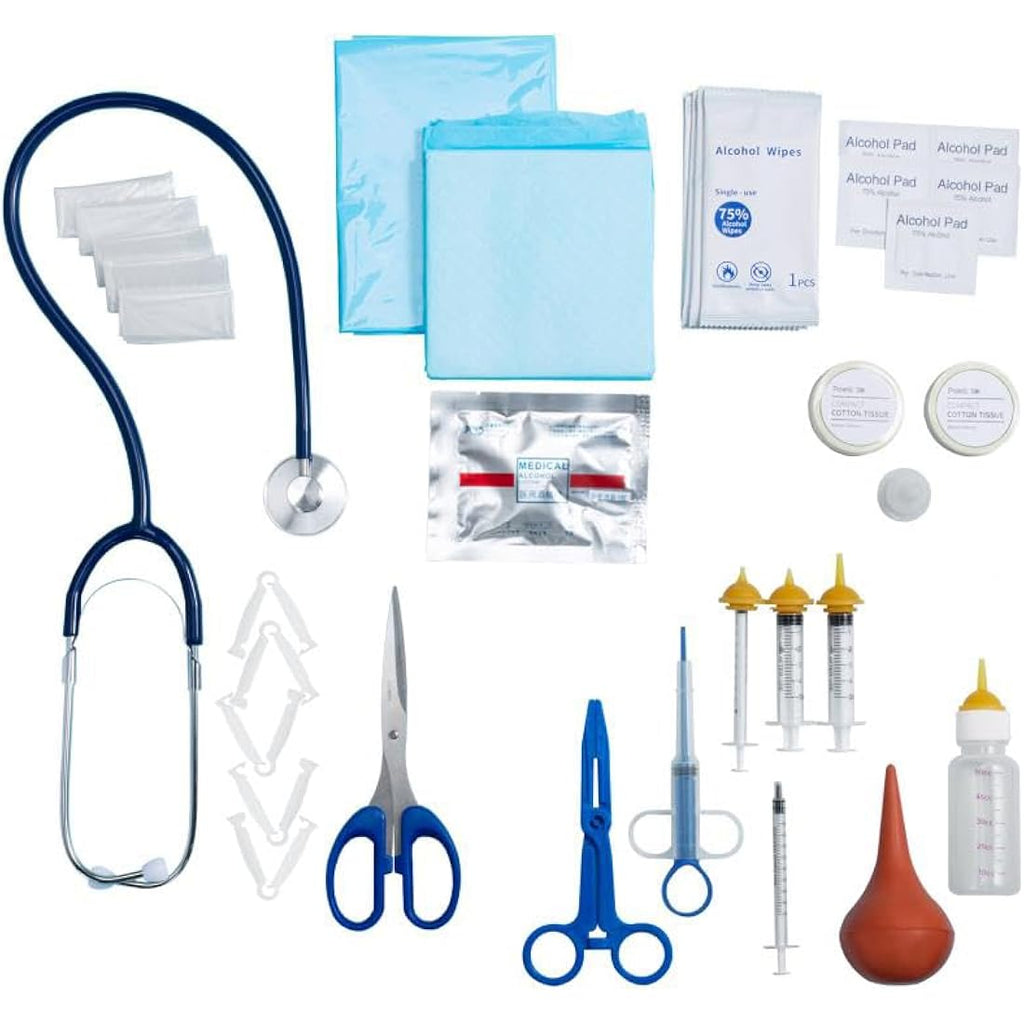 Puppy and Kitten Whelping Kit with Feeding Nipple Bottle