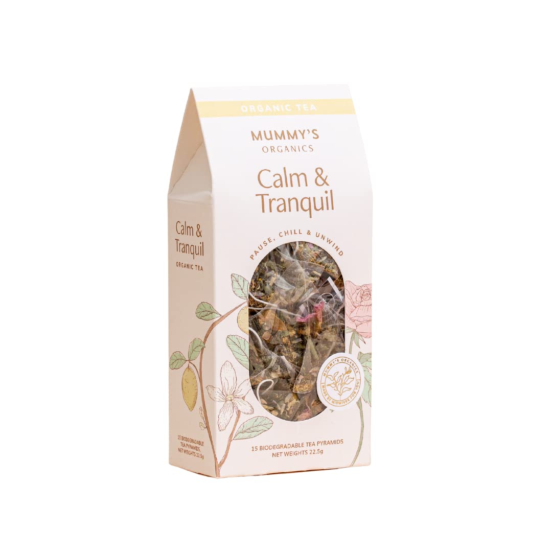 Jolof Store Organic Herbal Tea – Calming Chamomile & Rose – 15 Teabags
