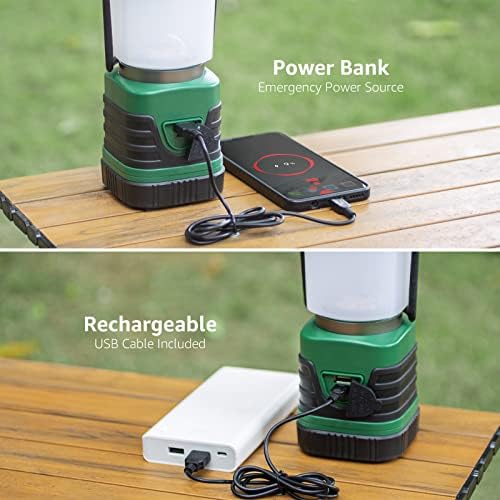 Jolof Store Rechargeable LED Camping Lantern | 1000 Lumens | Pack of 2