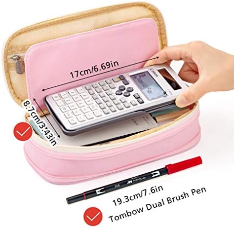 EASTHILL Large Capacity Pencil Case – High Storage Stationery Pouch