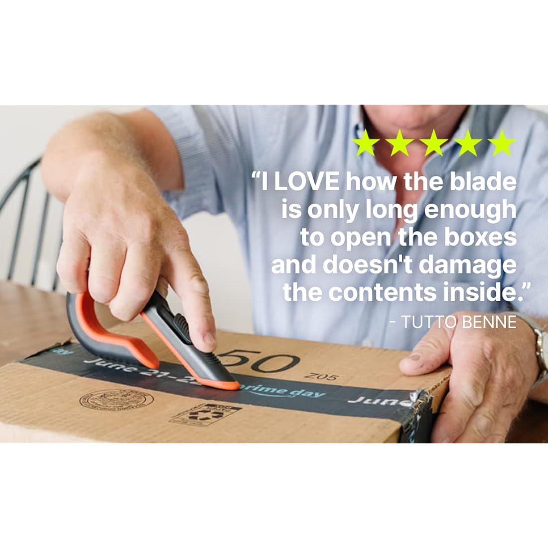 Slice 10400 Manual Box Cutter | Retractable Ceramic Safety Blade