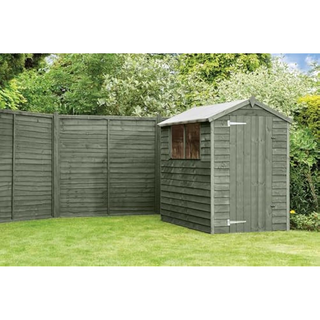 Ronseal One Coat Fence Life - Forest Green Wood Paint & Stain - 12L