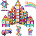 Jolof Store 122PCS Magnetic Tiles – STEM Building Blocks for Kids
