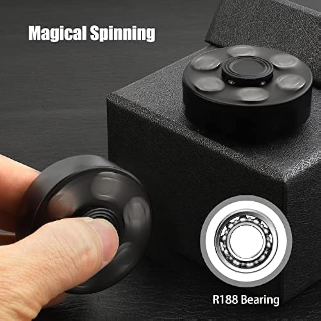 Metal Fidget Spinner – Detachable CNC Gyro Desk Toy