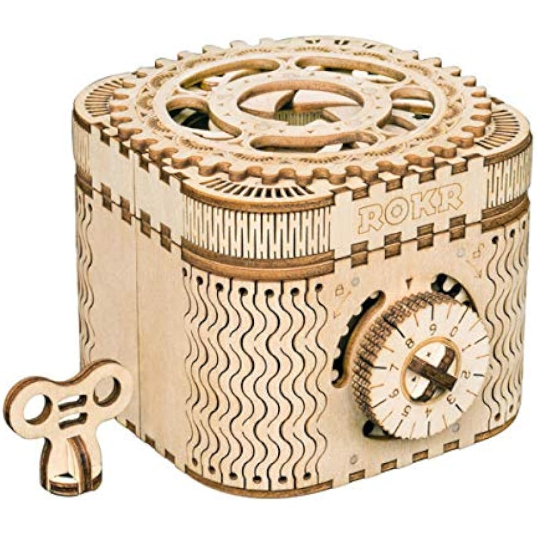 ROKR 3D Wooden Puzzle Treasure Box – Mechanical Jewelry Box Model Kit