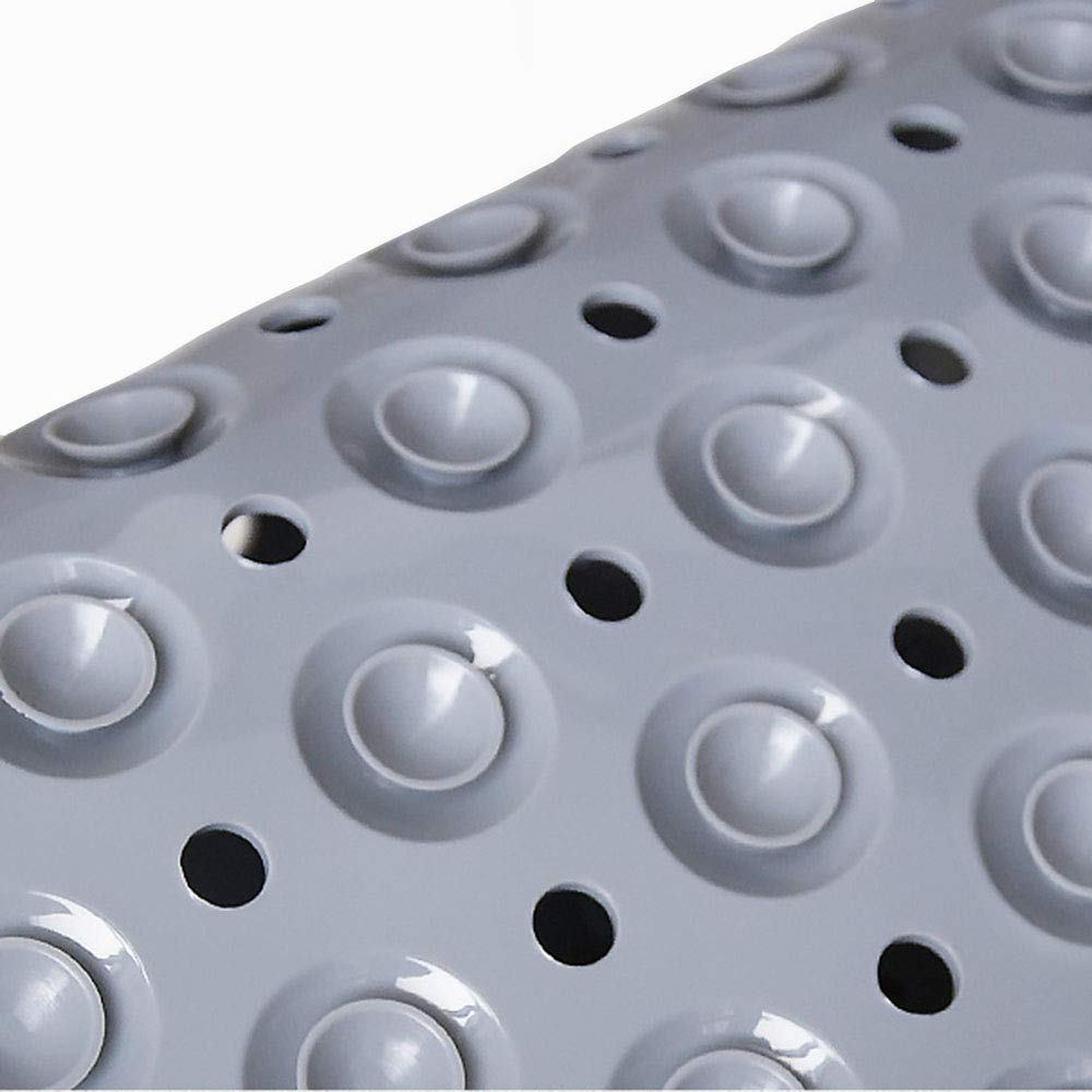 Bathsafe Extra Wide 90x60CM Non-Slip TPR Bath Mat with Suction Cups