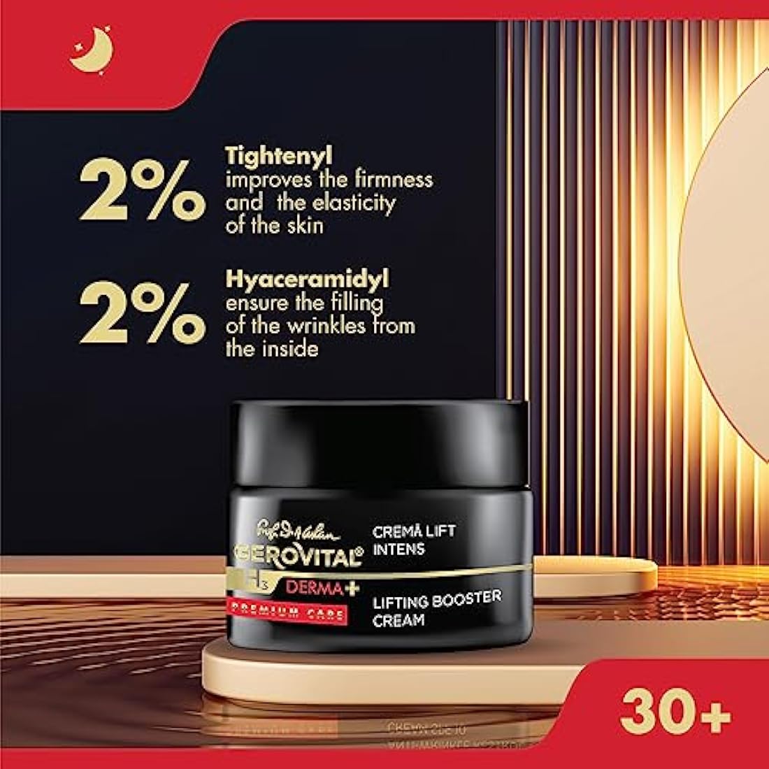 Gerovital H3 Derma+ Intensive Lifting Night Cream - Firming & Elasticity