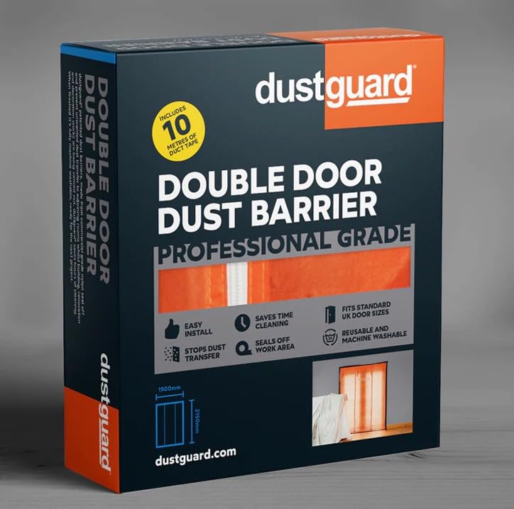 Dustguard Double Door Dust Barrier – Reusable Construction Containment