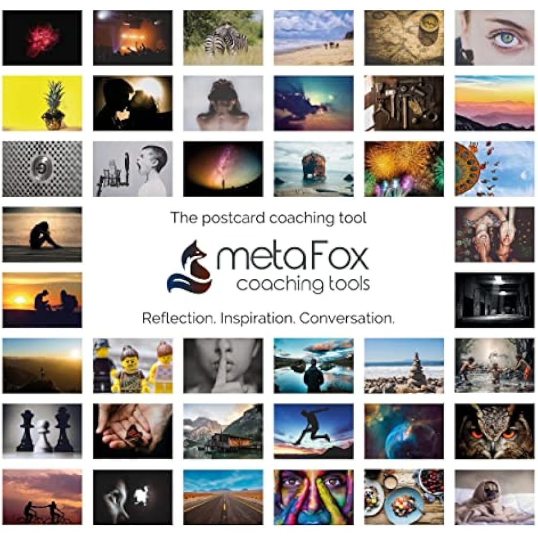 metaFox World of Emotions Postcard Pack | 52 Coaching & Therapy Cards