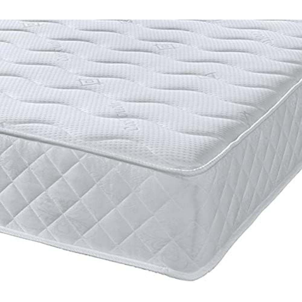 eXtreme comfort ltd The Diamond Wave Comfortable Conventional 9" Deep Spring Mattress From 2ft6 by 5ft9 Shorty Small Single