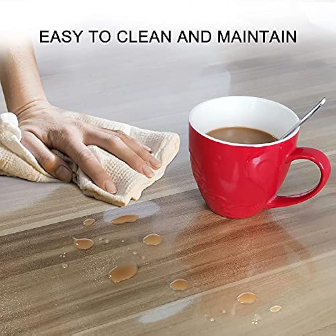 SHAREWIN Office Chair Mat for Hardwood Floors | 120x90cm PVC Protector