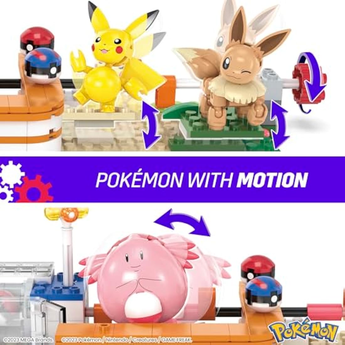 MEGA Pokémon Center Forest Playset – 648 Piece Motion Building Toy